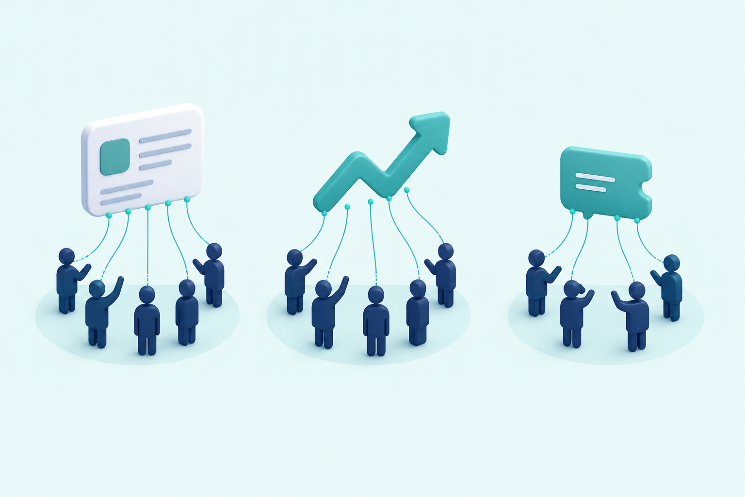 Account, Opportunity, and Case teams collaborating around their shared records